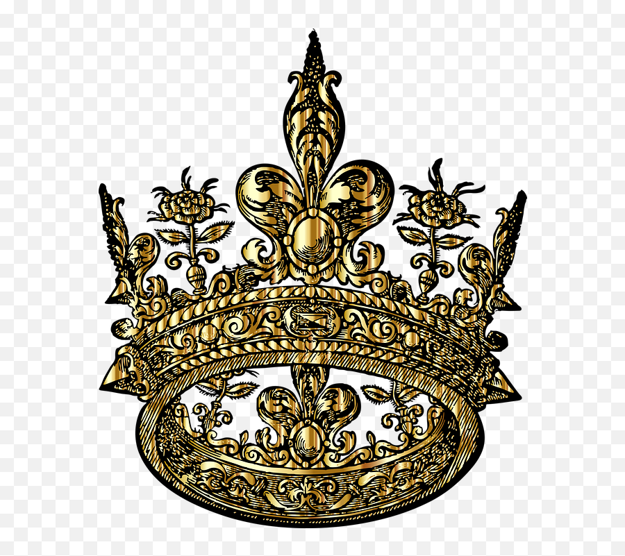 Corona Oro Rey - Gráficos Vectoriales Gratis En Pixabay Decorative Png,Corona De Rey Png
