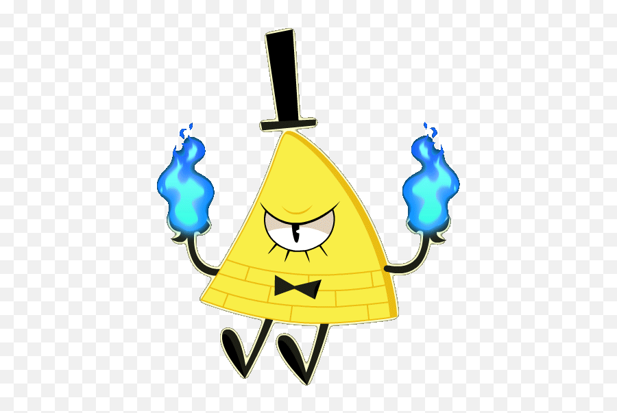 Bill - Bill Cipher With Fire Png,Bill Cipher Png