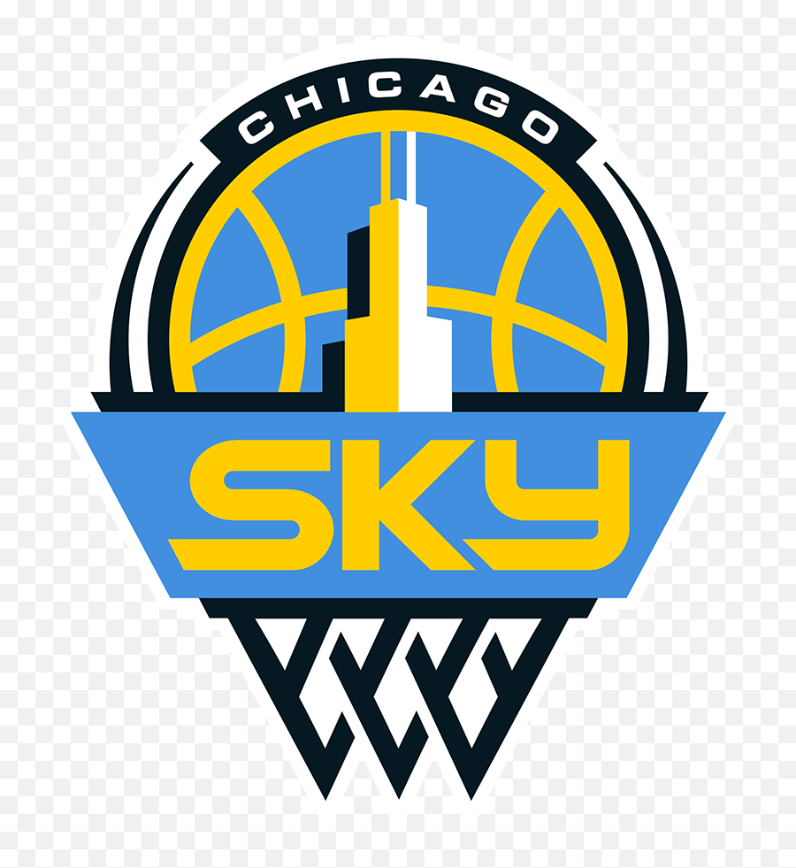 Chicago Sky Primary Logo - Womenu0027s National Basketball Chicago Sky Logo Png,Nba Jam Logo