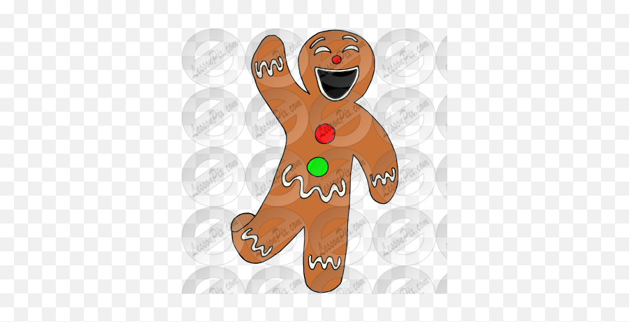 Download Hd Gingerbread Man Clip Art - Gingerbread Man Png,Gingerbread Man Transparent