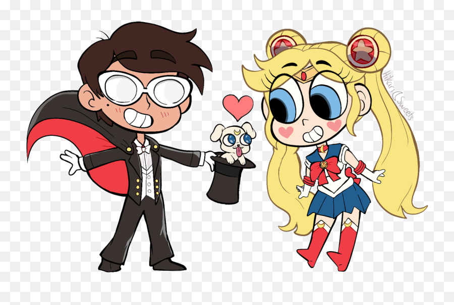 Drawing - Star Butterfly Marco Chibi Png,Star Butterfly Icon