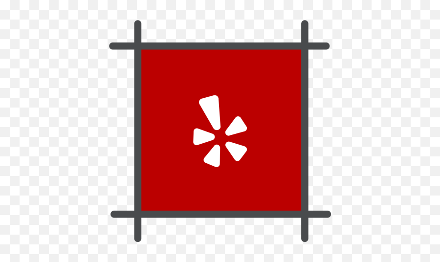 Yelp Logo Icon Of Colored Outline Style - Toy Block Png,Yelp Icon Vector