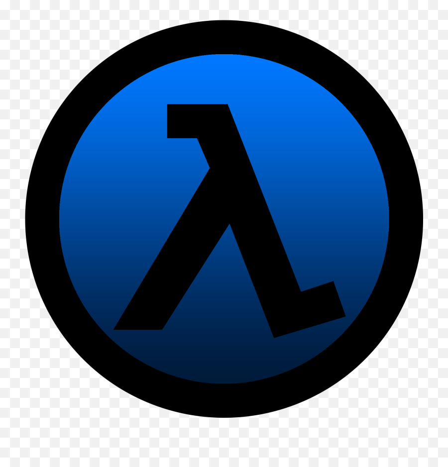 Download Hd Half Life Overhaul - Blue Half Life Logo Circle Png,Thug Life Logo