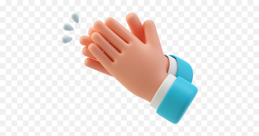 Premium Clapping Hands 3d Illustration Download In Png Obj Or Blend Format - 3d Clapping Hands,Hand Clapping Icon