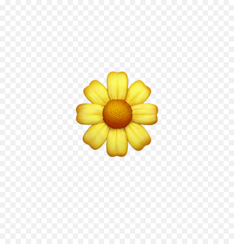 Flower Emoji Png Transparent Free For - Iphone Yellow Flower Emoji,Emoji Pngs