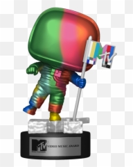 Funko Pop Ad Icons Mtv U2013 Moon Person Forbiddenplanet - Mtv Rainbow png