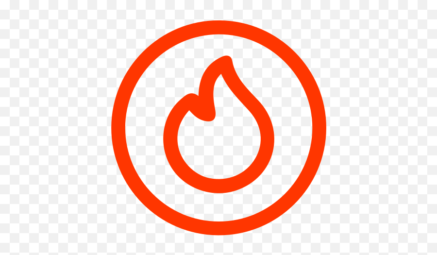 Fire Icon - Dot Png,Red Flame Icon