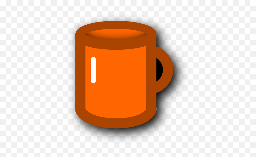 Cup Orange Icon Png Ico Or Icns Free Vector Icons - Cup 2d,Coffee Cup Icon Vector