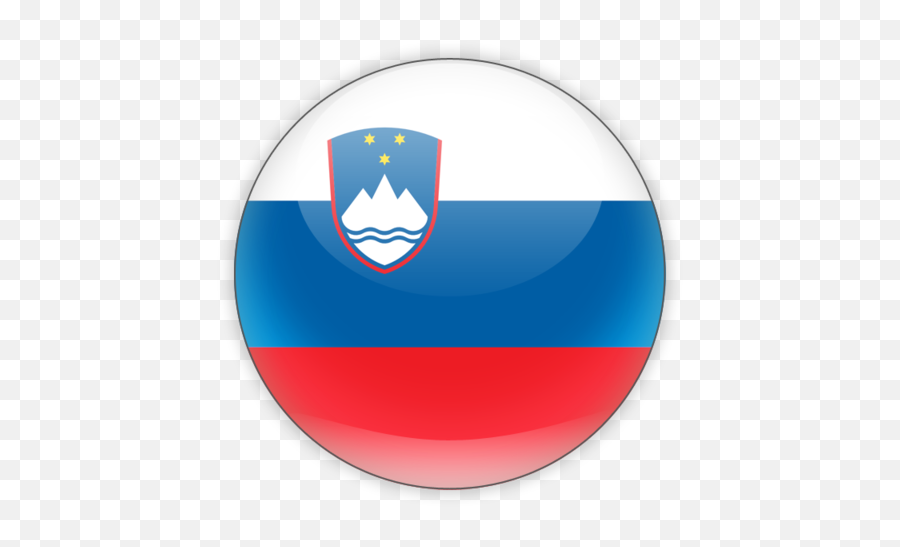 Round Icon Illustration Of Flag Slovenia - Slovenia Png,Round Flag Icon