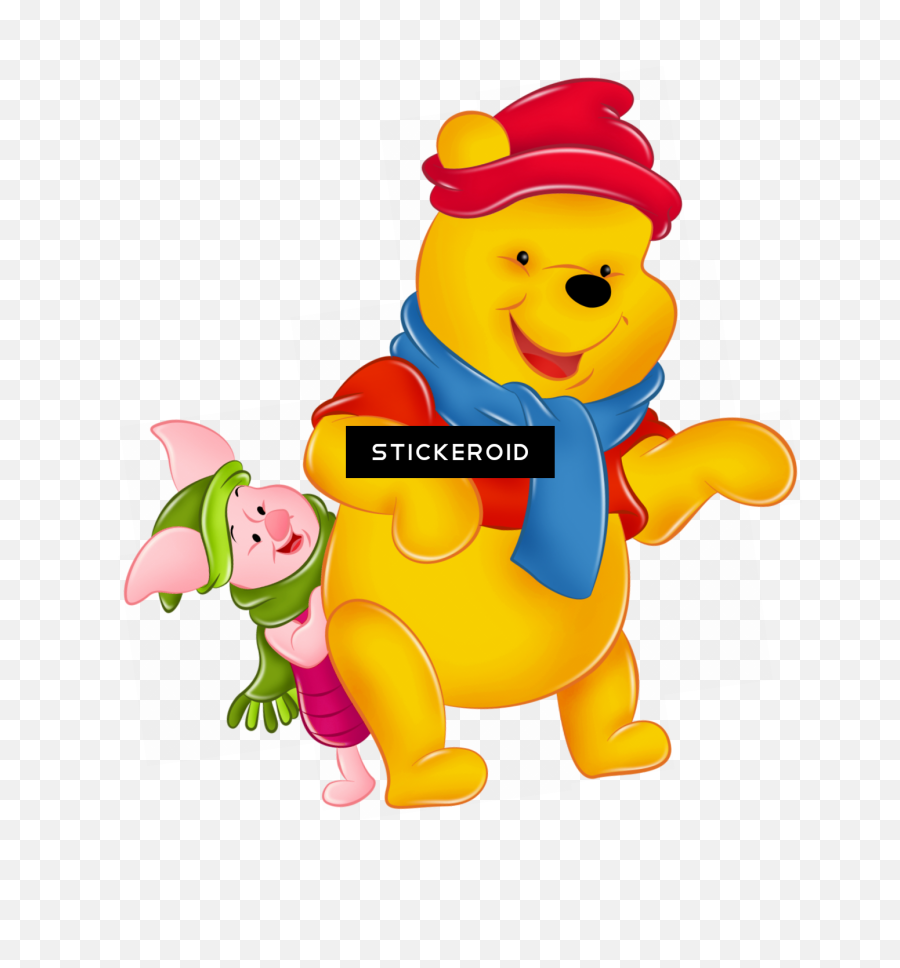 Winnie The Pooh Png Christmas Clipart - Winnie The Pooh With Hat,Pooh Png