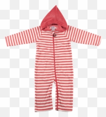 Hd Ducksday Summer Onesie Red Stripe - Pajamas png
