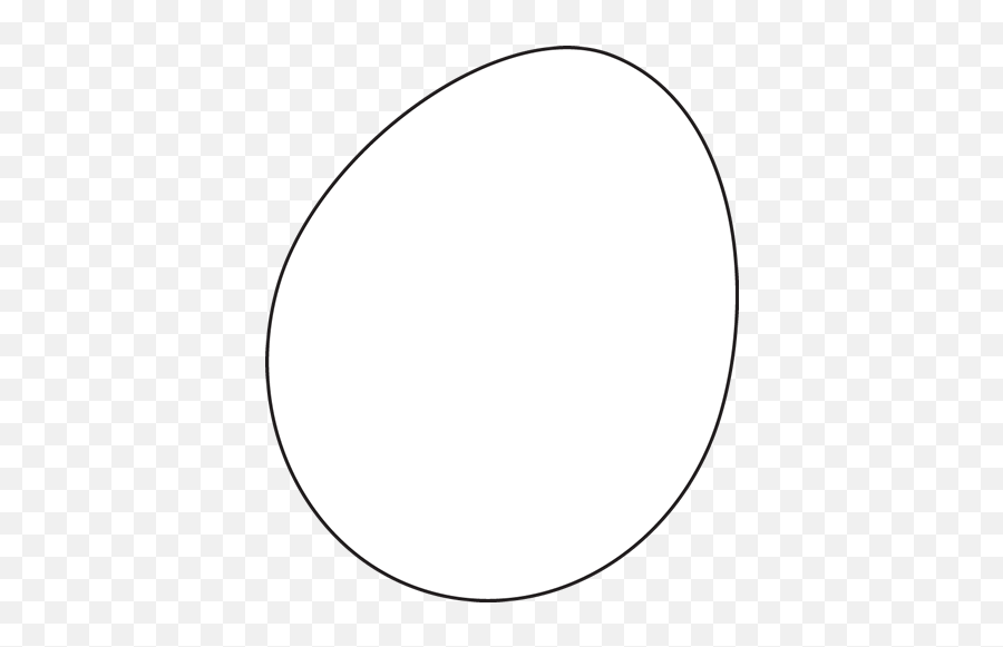 White Royalty Free Egg Png Files - Egg Black And White,White Oval Png