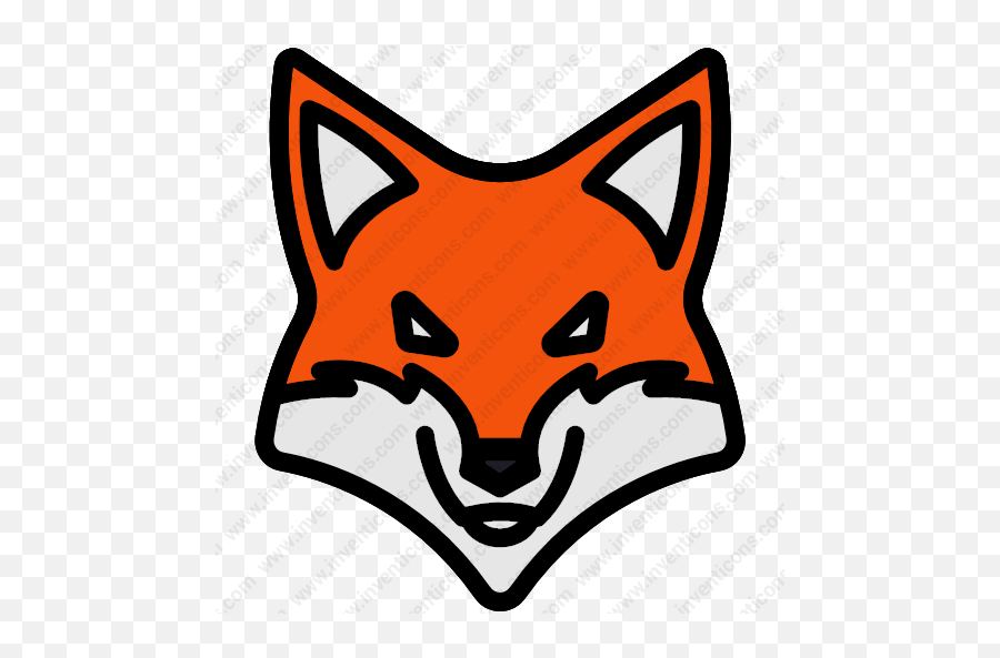 Download Fox Face Vector Icon Inventicons - Automotive Decal Png,Coyote Icon