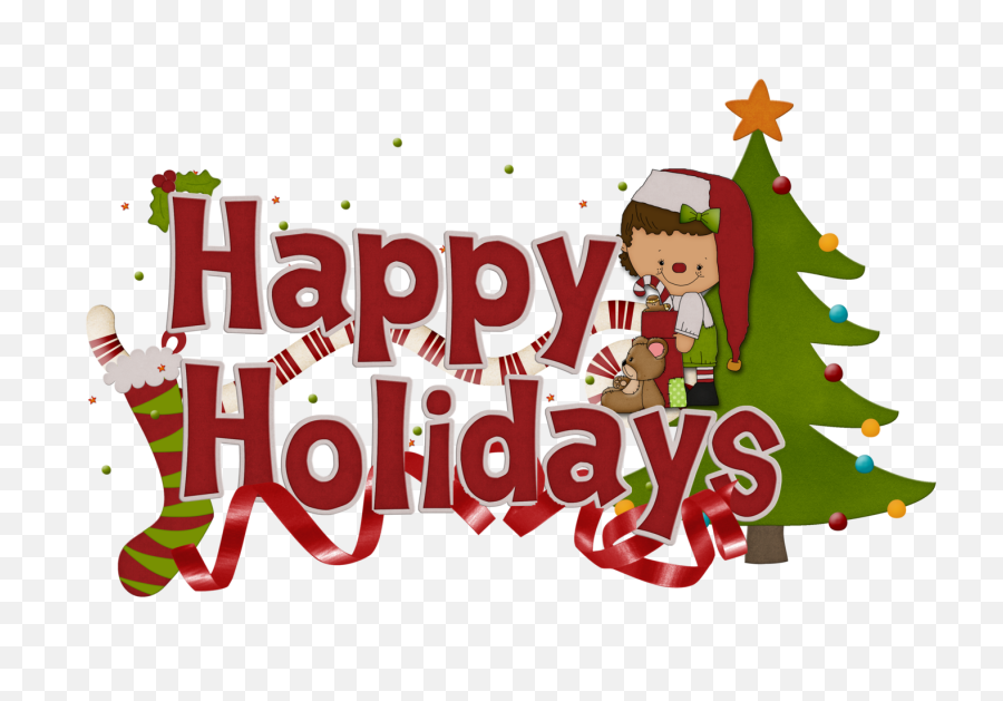 Holiday Clipart Happy Hour Png Image - Happy Holidays Clip Art,Holiday Png