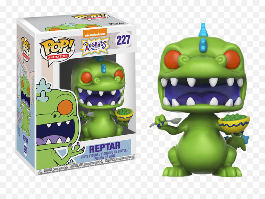 Rugrats - Reptar With Cereal Us Exclusive Pop Vinyl Figure Reptar Funko Pop Png,Rugrats Png