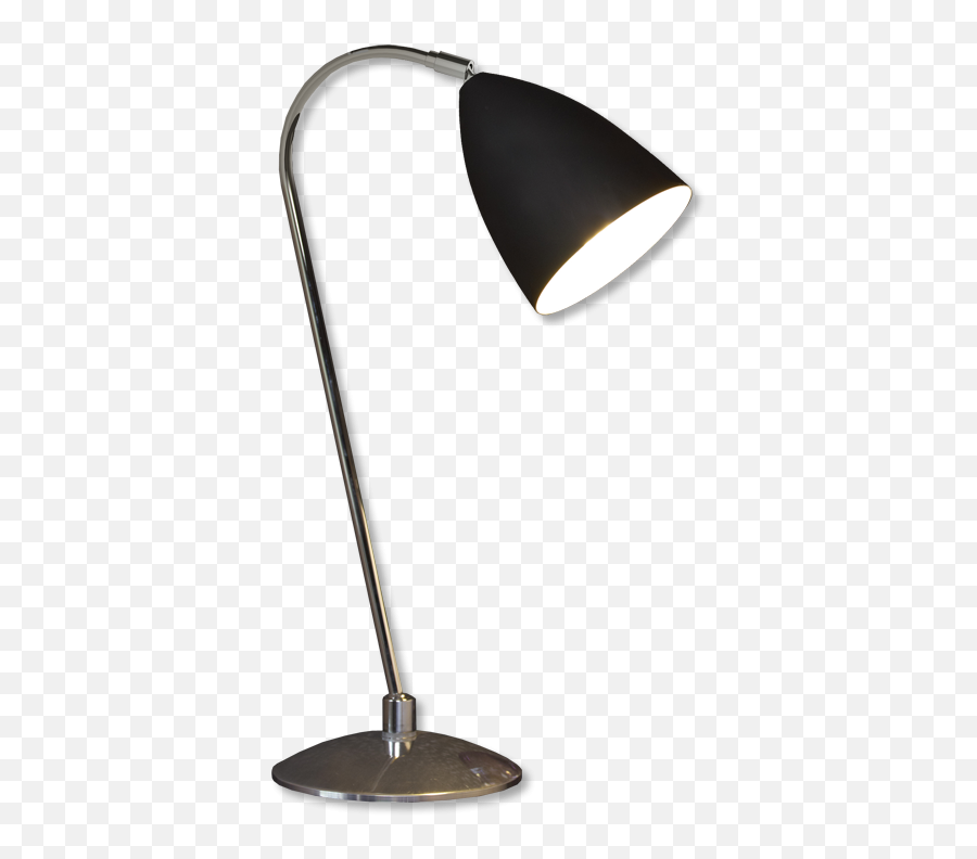 Chrome With Black Shade 60w E27 Double Insulated Desk Light - Desk Lamp Png,Desk Transparent Background