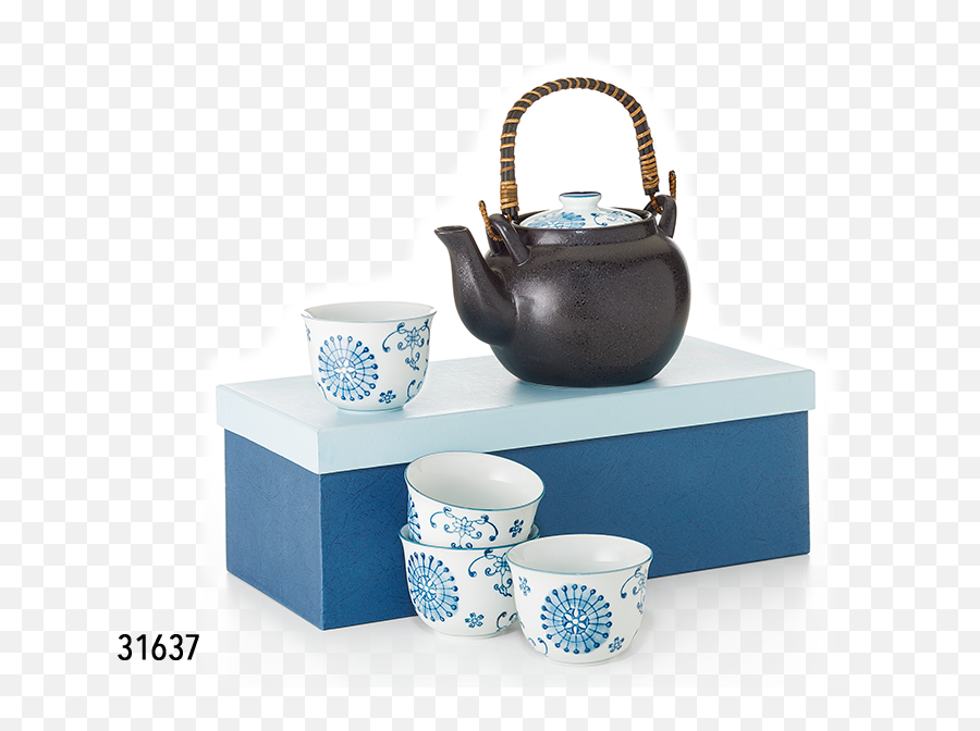 31637 Tea - Set Riku Porcelain With Giftbox Tea Sets Japanse Thee Set Png,Tea Set Png