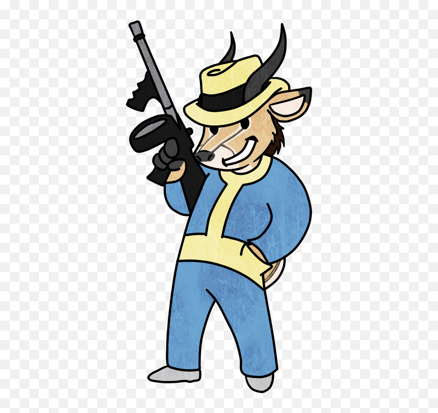 Tommy Gun Art By Thelostcause86 Ssinister - Fur Animal With Gun Art Png,Tommy Gun Png