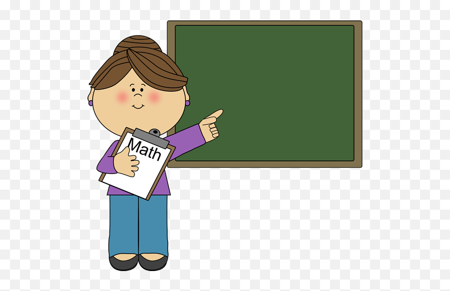 Teacher Clipart Transparent Background - Math Teacher Clipart Png,Teacher Transparent Background
