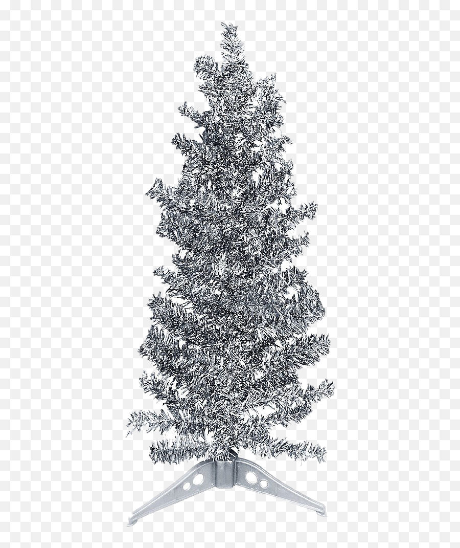 Tinsel Christmas Tree Transparent - Gold Tinsel Christmas Tree Png,Christmas Tree Transparent Background