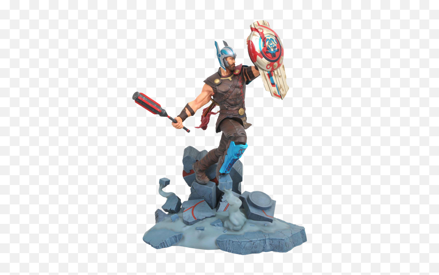 Thor 3 Ragnarok - Gladiator Thor Marvel Milestones 17 Inch Statue Png,Thor Ragnarok Png