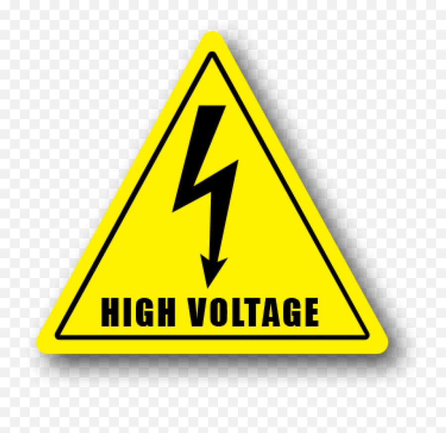 Symbols Category Safety Image It Is Of Type Png - Yellow Sign High Voltage,Warning Sign Png