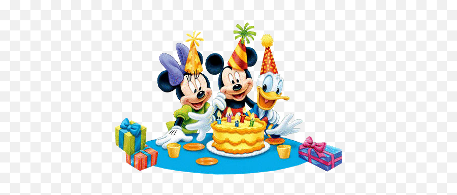 Mickey Mouse Happy Birthday Png - Birthday Mickey Mouse And Friends,Mickey Mouse Birthday Png