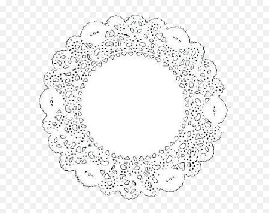 Doily Circle Transparent Png Clipart - Transparent Overlays For Edits Png,Doily Png