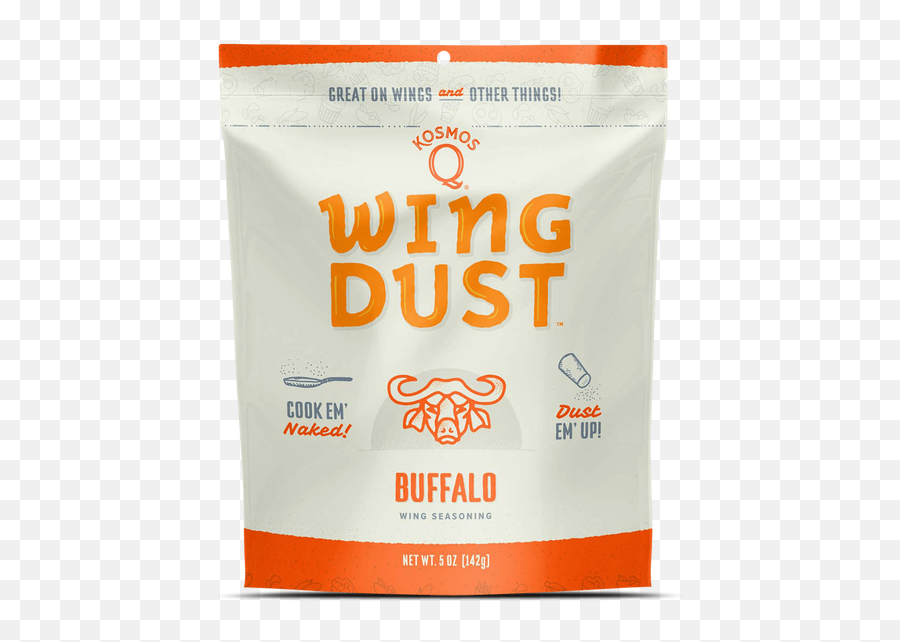 Buffalo Wing Seasoning 5oz Bag - Kosmos Wing Dust Png,Buffalo Wings Png