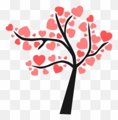 Tree Heart Hearts - Arbol De Corazones Png,Coração Png