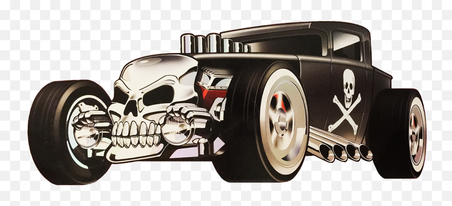 Pedal To The Metal Bone Shaker - Jorge Guerra Medium Bone Shaker Hot Wheels Drawing Png,Hot Wheels Png
