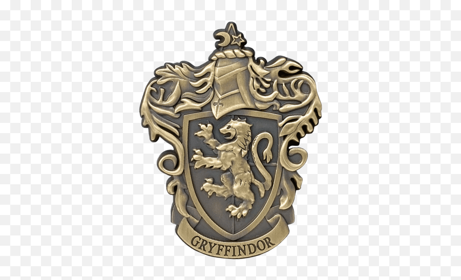 Gryffindor Metal Crest Magnet - Gryffindor Logo Metal Png,Gryffindor Logo Png