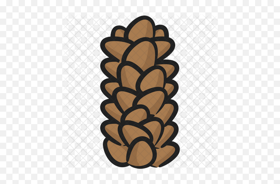 Pine Cone Icon Of Doodle Style - Conifer Cone Png,Pine Cone Png