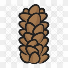 Pine Cone Icon Of Doodle Style - Conifer png