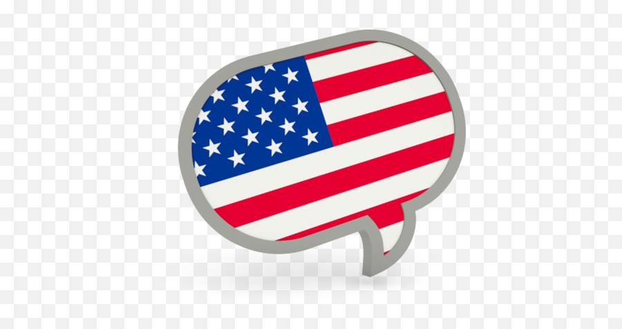 American Us Flag Save Icon Format 8322 - Free Icons And Png American Flag Speech Bubble,American Flag Png Free