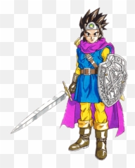Dragon Quest Erdrick - Dragon Quest 3 Hero Png,Sword And Shield Png