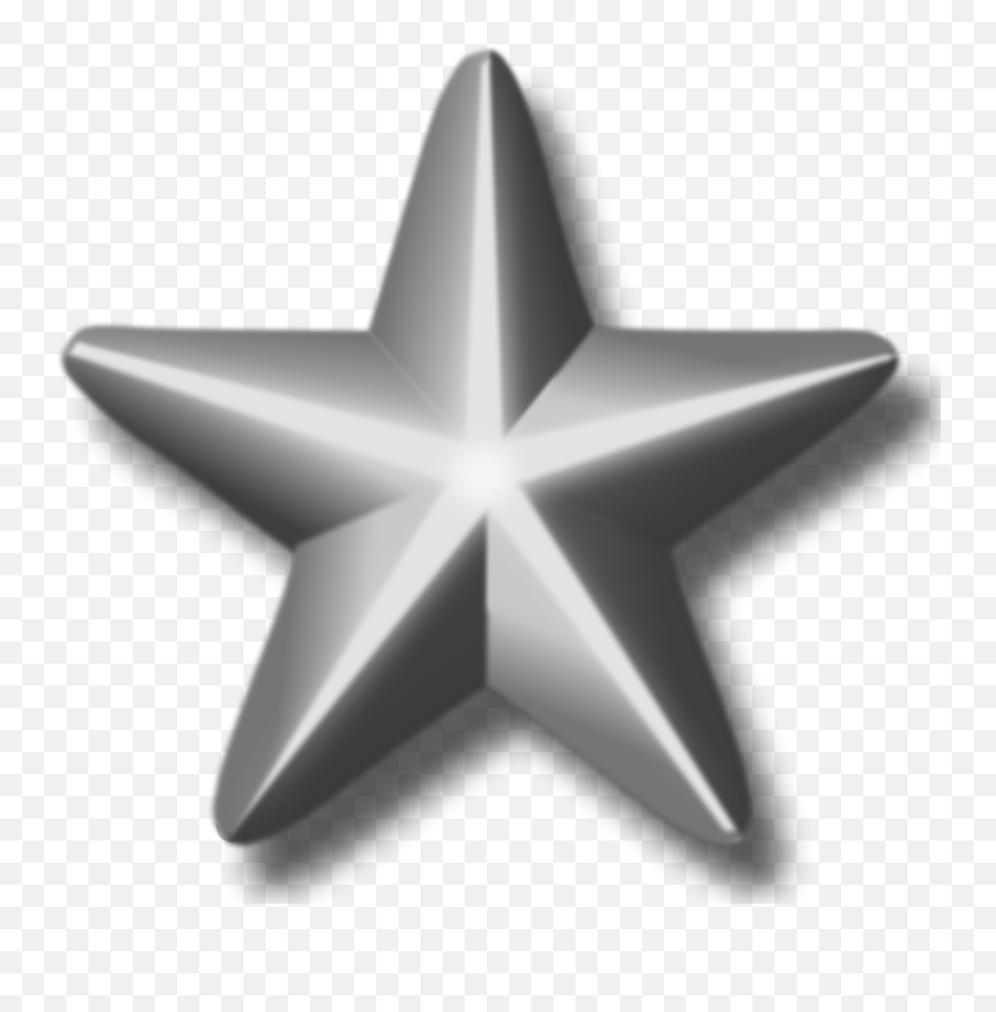 Service Silver Star Png Image - Silver Star Png,Star Png White