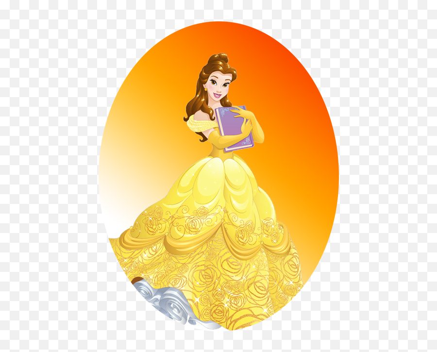 Princess Belle Png Transparent - Disney Princess Belle With Book,Belle Png