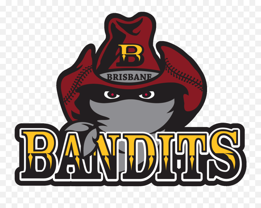 Brisbane Bandits Baseball Logo Clipart - Brisbane Bandits Baseball Logo Png,Baseball Logo Png