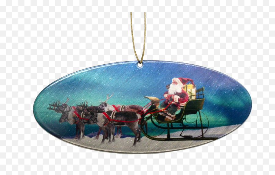 Download Hd Santau0027s Sleigh - Santa Claus Transparent Png Chariot,Santa Sleigh Transparent Background