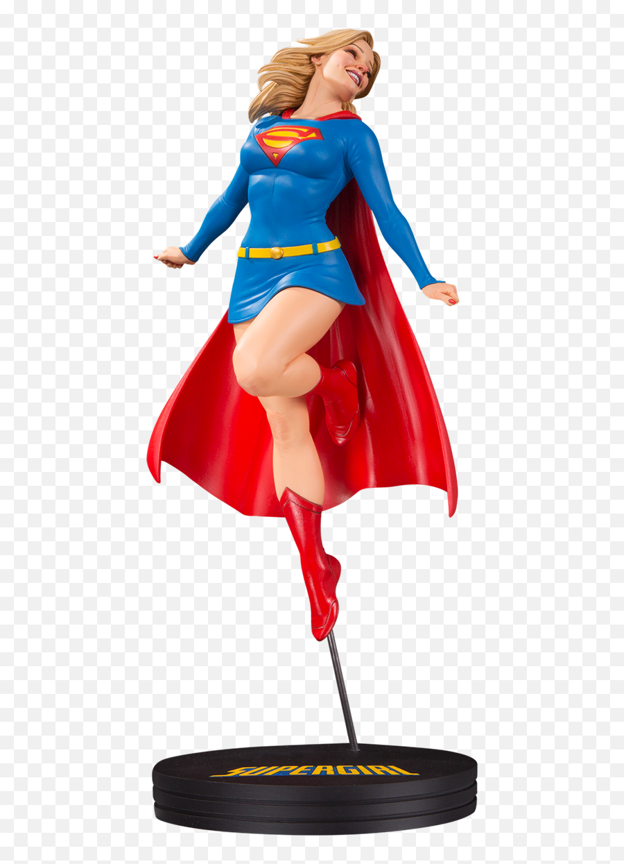 Dc Comics Supergirl Statue By Collectibles - Frank Cho Supergirl Statue Png,Supergirl Logo Cw
