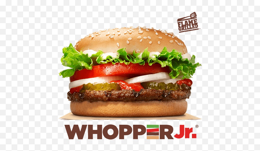 King Whopper Sandwich Hamburger Big - Jr Whopper Png,Whopper Png