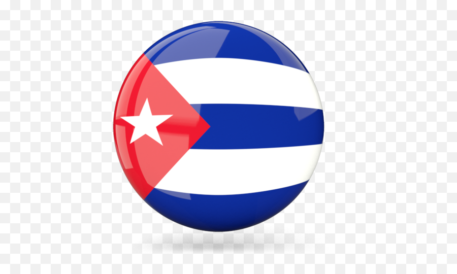 Glossy Round Icon - Cuba Flag Icon Png,Cuban Flag Png