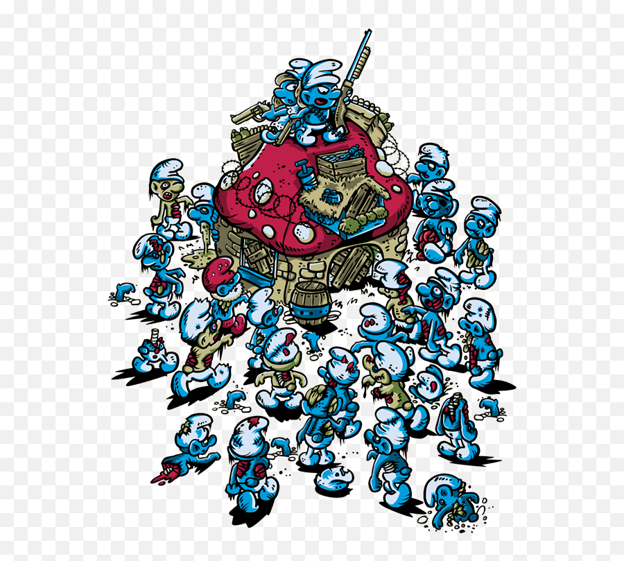 Teevillain - Clip Art Png,Zombie Horde Png