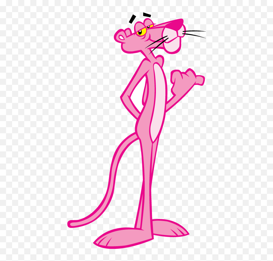 Pink Panther Hitchhiking Transparent - Owens Corning Pink Panther Png,Panther Transparent Background