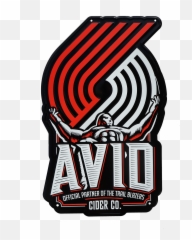 Download Blazers Tin Tacker - Philadelphia 76ers Vs Portland Celtics Trail Logo png