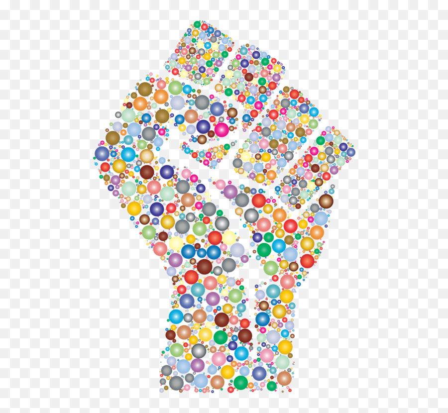 Party Supplyfistraised Fist Png Clipart - Royalty Free Svg Colorful Fist,Fist Bump Png