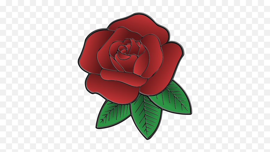 Rose Drawing Flower Red Petal For - Floral Png,Rose Drawing Png