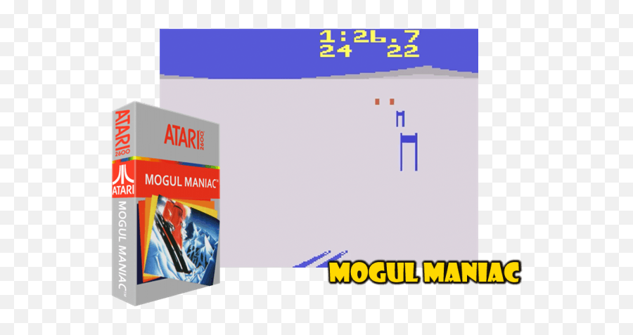 Mogul Maniac - Atari 2600 Boutiquedugeekfr Vertical Png,Atari 2600 Png