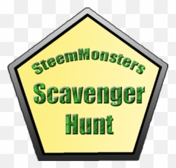 Steemmonsters Scavenger Hunt Day 4 - Sign Png,Scavenger Hunt Png